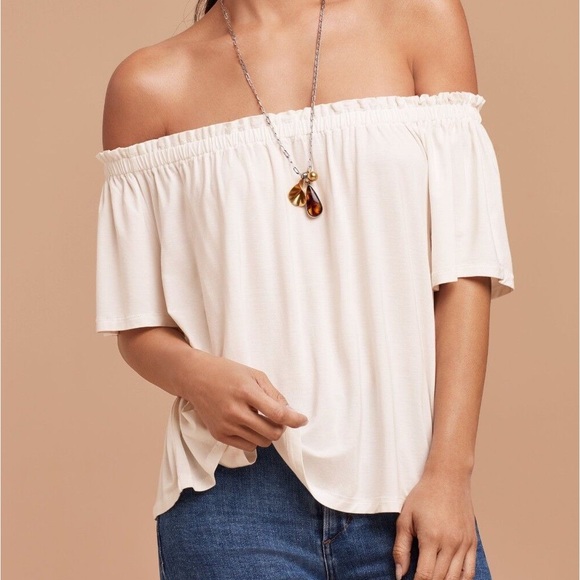 ARITZIA WILFRED | Sartre Top in Mocha Sorbet - Picture 1 of 4